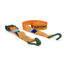 Kit Catraca e Cinta Carga Amarração 1,5 TON 9m 50mm Gancho J Laranja