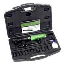 Kit Catraca Pneumática 1/2 Pol 12 Peças E Maleta Potente
