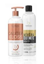 Kit Cauter Gloss 500ml+Neutralizador Químico Borabella 500ml