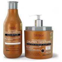 Kit Cauter Restore Shampoo + Máscara 500 g Forever Liss