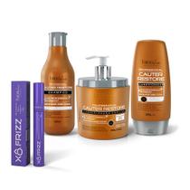Kit Cauterização Capilar Forever Liss com Xô Frizz