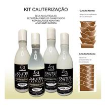 Kit Cauterização Kauter Repair Profissional 4x300ml