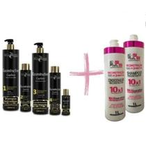 Kit Cauterização Mairibel + Shampoo e Condicionador 1Lt Uso Diário Kit Cauterização Mairibel + Shampoo e Condicionador 1Lt Uso Diário