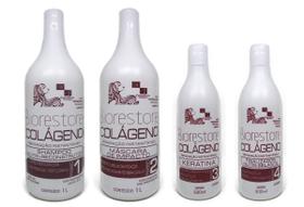 Kit Cauterização Profissional Reconstrução Queratina Máscara Colágeno