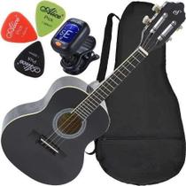 Kit Cavaco Acústico Giannini Cs14 Bk Com Capa + Acessórios