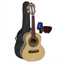 Kit Cavaco / Cavaquinho Acústico Giannini Gonçalo alves CS1 GOAL NS Capa Simples Afinador 3 Palhetas - Giannini Instrumentos