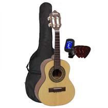 Kit Cavaco / Cavaquinho Acústico Giannini Louro Faia CS1 FAIA NS Capa Simples Afinador 3 Palhetas