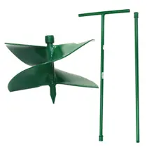 Kit Cavadeira Trado 12 Pol 30cm + Cabo 1m + Extensor 1m