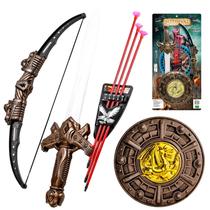 Kit Cavaleiro Medieval Espada Armadura Arco E Flechas Pais E Filhos Brinquedos