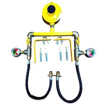 Kit Cavalete 1/2 C/ 2 Manômetro P/instação 2 Botijão P45 Glp Kit Cavalete 1/2 C/ 2 Manômetro P/instação 2 Botijão P45 Glp