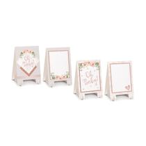 Kit Cavalete de Mesa - Festa OH Baby Girl - 02 unidades - Cromus - Rizzo