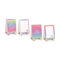 Kit Cavalete Decorativo De Mesa Galáxia Soft C/2 Unidades