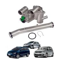 Kit Cavalete Distribuição agua Completo ALUMINIO com Sensor e Valvula Gol G5 G6 Fox Golf Polo Voyage