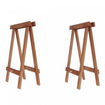 Kit Cavalete Prático 2 Peças Ms Colors Madersilva Kit Cavalete Prático 2 Peças Ms Colors Madersilva