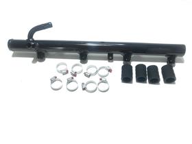 Kit cavalete tubo rigido circulação dagua abraçadeiras mangueiras motor mwm d229/4 vw 7.110