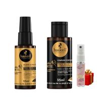 Kit Cavalo Forte 1 Complexo Fortalecedor 35ml 1 Selante de pontas 35ml Haskell + Presente Lourre 15ml Kit Cavalo Forte 1 Complexo Fortalecedor 35ml 1 Selante de pontas 35ml Haskell + Presente Lourre 15ml