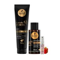 Kit Cavalo Forte 1 Leave In 150g 1 Complexo Fortalecedor 35ml Haskell + Presente Lourre 15ml Kit Cavalo Forte 1 Leave In 150g 1 Complexo Fortalecedor 35ml Haskell + Presente Lourre 15ml