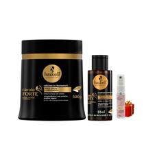Kit Cavalo Forte 1 Máscara 500ml 1 Complexo Fortalecedor 35ml Haskell + Presente Lourre 15ml Kit Cavalo Forte 1 Máscara 500ml 1 Complexo Fortalecedor 35ml Haskell + Presente Lourre 15ml