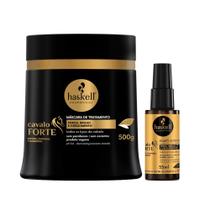 Kit Cavalo Forte 1 Máscara 500ml 1 Selante de pontas 35ml Haskell Kit Cavalo Forte 1 Máscara 500ml 1 Selante de pontas 35ml Haskell