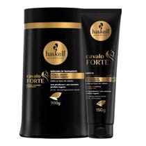 Kit Cavalo Forte 1 Máscara 900ml 1 Leave In 150g Haskell