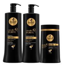 Kit Cavalo Forte Haskell Shampoo Condic. 1 Lt e Máscara 900g