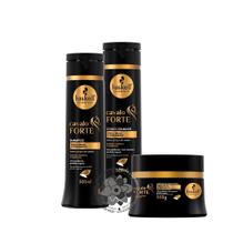 Kit Cavalo Forte Haskell Shampoo Condicionador Máscara 300ml