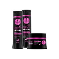 Kit Cavalo Forte Hidra 300g Haskell (3 Itens) Hidratação Profunda, Proteção e Vitalidade