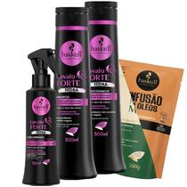 Kit Cavalo Forte Hidra Sh Cond 500ml + Fluido 120ml Haskell Kit Cavalo Forte Hidra Sh Cond 500ml + Fluido 120ml Haskell