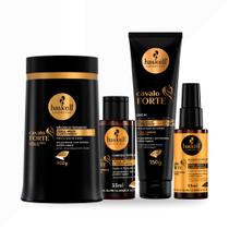 Kit Cavalo Forte Máscara De 900g + Selante Leave In Complexo Tratamento para Crescer Cabelo