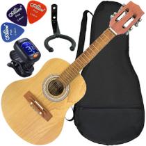 Kit Cavaquinho Acústico Roos Iniciante Natural Satin Cvx3
