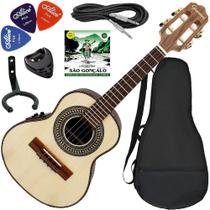 Kit Cavaquinho Eletroacústico Giannini Raiz Cadência CS8 Pafe Fishman NG Cvx01