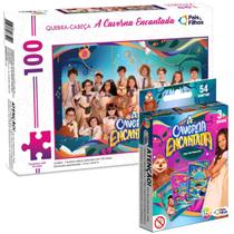 Kit Caverna Encantada Novela SBT Quebra Cabeça Jogo Memoria Kit Caverna Encantada Novela SBT Quebra Cabeça Jogo Memoria