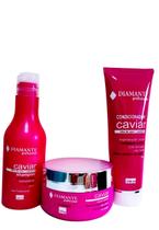 Kit Caviar Regeneração Capilar Diamante Profissional