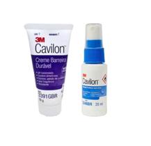 Kit Cavilon Creme Barreira Protetora 28g 3391BR + Película Sem Ardor Spray 28mL 3346BR - 3M Kit Cavilon Creme Barreira Protetora 28g 3391BR + Película Sem Ardor Spray 28mL 3346BR - 3M