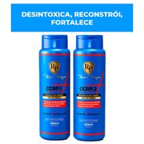 Kit Ccrp Carvão Ativado RP 300ml Robson Peluquero Kit Ccrp Carvão Ativado RP 300ml Robson Peluquero