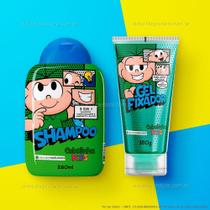 Kit Cebolinha Infantil Todos os Tipos de Cabelo Shampoo 3 em 1 + Gel Fixador