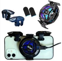 Kit Celular Gamer Cooler Gamer Sl17 Gatilho Gamer Luva