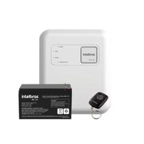 Kit cental de cerca eletrica elc 6012 net com wifi e bateria xb 12al intelbras