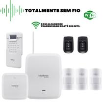 Kit Central Amt 8000 Wifi 3 Sensores Infra Ivp 8000 Pet Inte