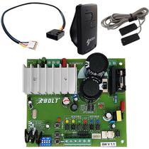 Kit central bolt portão abre em 4 seg 1 tx uno fim de curso basculante cabo encoder