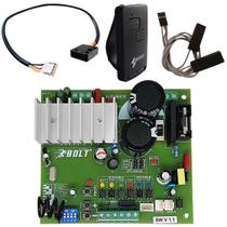 Kit central bolt portão abre em 4 seg 1 tx uno fim de curso deslizante cabo encoder