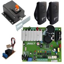 Kit central bolt portão abre em 4 seg 2 tx uno com trava automatica pinada preta Kit central bolt portão abre em 4 seg 2 tx uno com trava automatica pinada preta