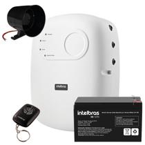 Kit Central Choque Intelbras 5001 + Bateria Sirene Controle