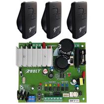 Kit central comando bolt portão abertura ultra rapida 4 seg com 3 tx uno acton Kit central comando bolt portão abertura ultra rapida 4 seg com 3 tx uno acton