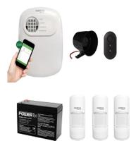 Kit Central De Alarme Anm 24 Net 3 Sensor Infravermelho Kit Central De Alarme Anm 24 Net 3 Sensor Infravermelho