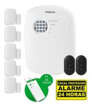 Kit Central De Alarme Anm 24 Net C/ 5 Sensores Magnéticos Sf