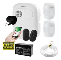 Kit Central De Alarme Monitoramento Intelbras C/ 2 Sensores