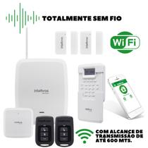 Kit Central De Alarme Sem Fio E Wi-fi Amt 8000 C/ 2 Sensores
