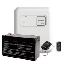 Kit central de cerca eletrica wi-fi elc 6012 net intelbras com bateria 12v 6a