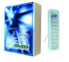 Kit Central de Iluminação de Emergência 500W com lâmpadas Kit Central de Iluminação de Emergência 500W com lâmpadas